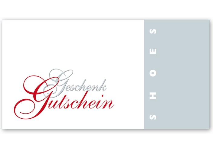 Gutschein für Schuhgeschäfte