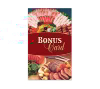 Kundenkarte Kundenkarten Kundenbindung Bonuskarte Treuepass M551 Metzgerei Fleischer Fleischhauerei Fleisch und Wurst Fleisch und Wurstwaren