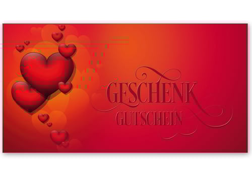 Gutscheinkarte Geschenkgutscheine geschenkgutscheine.com bestellen Klappkarten pos-hauer U208 Muttertag Muttertagsgutschein 14. Februar Valentinstag