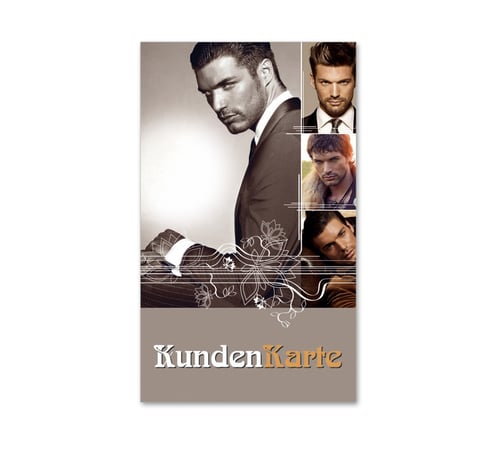 Kunden-Karte Kunden-Karten Kundencard Bonuskarten Kundenkarten FA75 Mode Herrenmoden Fashion Männermode Männer Herren