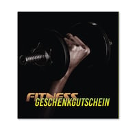 Gutschein bestellen Faltgutschein blanko Gutscheine Card Geschenkgutschein Vorlage Geschenkgutschein-shop FI702 Fitness Fitnesscenter Fitnessstudio Gymnastikstudio