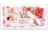 Gutscheinkarten Geschenkgutscheine Klappkarten pos-hauer KS287 Kosmetikinstitut Kosmetik beauty