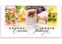 Gutscheinkarte Geschenkgutscheine geschenkgutscheine.com bestellen Klappkarten pos-hauer G2030 Italiener italienische Restaurants Pizzeria Pizzaria italienisches Restaurant