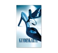 Kundenkarte Kundenkarten Kunden-Cards Kundenbindung Treuekarte Rabattsystem SH564 Schuhe Schuhgeschäft Schuhwaren Schuhhandel Lederwaren Schuhmacher Schuhgutschein