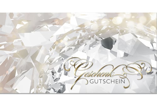 Gutscheinkarte Geschenkgutscheine bestellen Klappkarten pos-hauer SC221 Schmuck Juwelier Schmuckgutschein