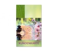 Kundenkarte Kundenkarten Kundenbindung Bonuskarte Treuepass KS572 Massage Kosmetik Massagepraxis Massagegutschein Wellness Spa Kosmetikinstitut Naturheilkunde Physiotherapie
