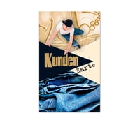 Kundenkarte Kundenkarten Kundenbindung Bonuskarte Treuepass FA78 Mode Modegeschäft Modeboutique Boutique Fashion Jeans Modegutschein Bekleidung Textilwaren