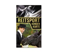 Kunden-Karte Kunden-Karten Kundencard Bonuskarten Kundenkarten SP575 Reitsportgeschäft Reitstall Reitsportgeschäft Reiten Reitstunden Reitstundengutschein