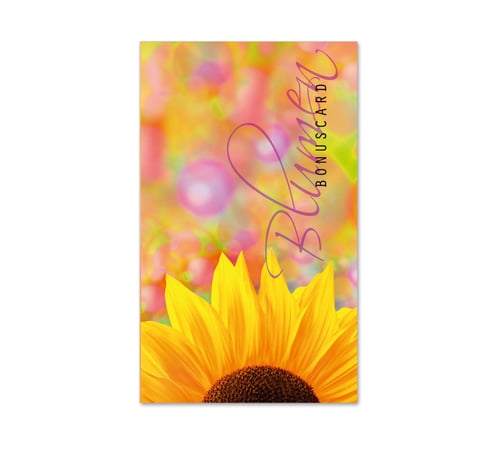 Kundenkarte Kundenkarten Kundenbindung Bonuskarte Treuepass BL533 Blumenhändler Blumenhandlung Blumen Blumengeschäft Blumengutschein Gärtnerei Gartenbau Gärtner Garten Gärtnereigutschein Pflanzen