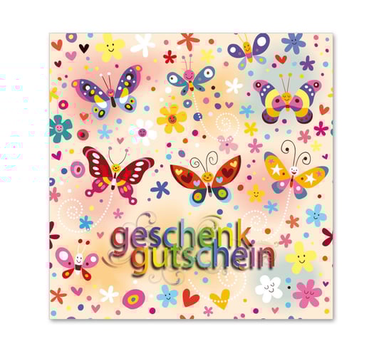 Gutscheinkarte Geschenkgutscheine geschenkgutscheine.com bestellen Klappkarten hauer FA404 Mode Kindermoden