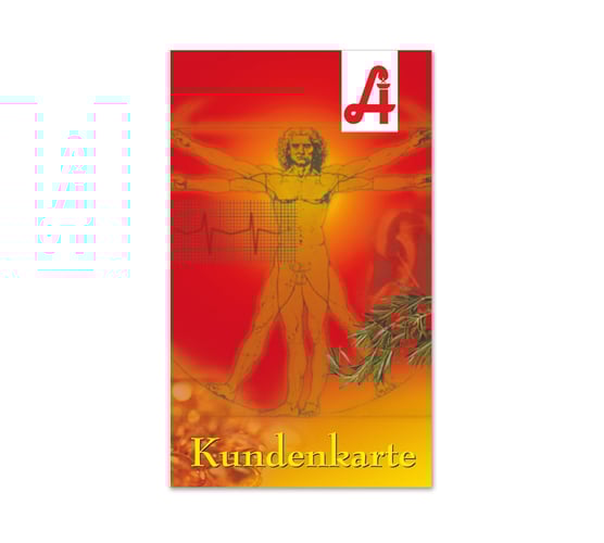 Kunden-Karte Kunden-Karten Kundencard Bonuskarten Kundenkarten AP552A Apotheke Pharmazie Apothekengutschein