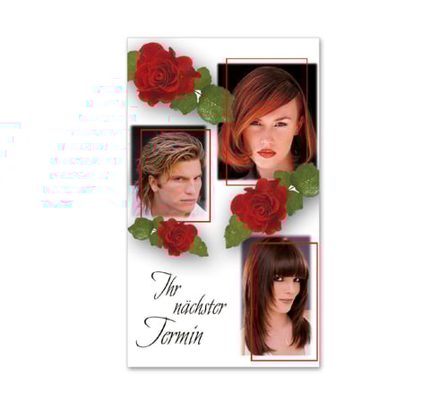 Terminkarte Terminkarten Terminverlust Terminblock Terminblöcke Terminzettel K786 Friseurgutschein Friseurgeschäft Friseursalon Friseur hairstyling Frisör Coiffeur Haarstudio Coiffure Coifför