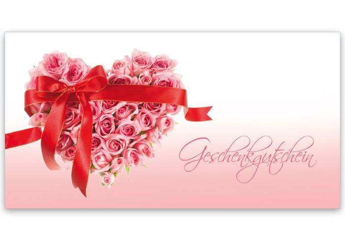 Gutscheinkarte Geschenkgutscheine geschenkgutscheine.com bestellen Klappkarten pos-hauer U250 Muttertag Muttertagsgutschein 14. Februar Valentinstag