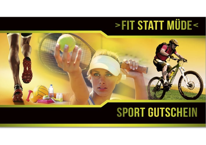 Gutscheinkarte Geschenkgutscheine geschenkgutscheine.com bestellen Klappkarten pos-hauer SP240 Sport Sportartikel Sportartikelhandel Sportgutschein