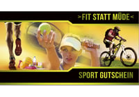 Gutscheinkarte Geschenkgutscheine geschenkgutscheine.com bestellen Klappkarten pos-hauer SP240 Sport Sportartikel Sportartikelhandel Sportgutschein