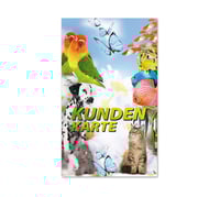 Kundenkarte Kundenkarten Bonus-Pass Bonus-Pässe Treuepässe ZH49 Tierbedarf Zoohandel Zoohandlung Tiernahrung Tierfutter