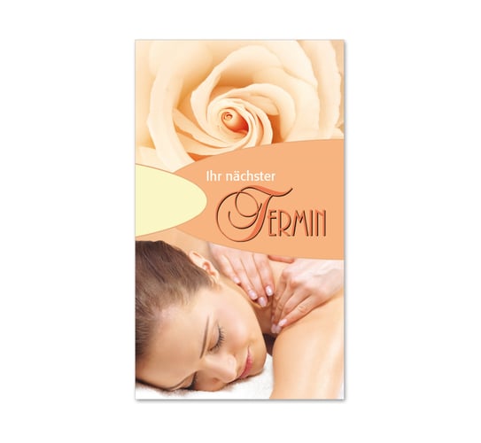 Nächster Termin Terminkärtchen Terminblöcke Terminkarte Termintreue MA771 Kosmetikstudio Kosmetiksalon Kosmetik Kosmetiker Kosmetikgutschein Masseure Massagepraxis Massage Massagen Massageinstitut Massagetherapie Massagegutschein