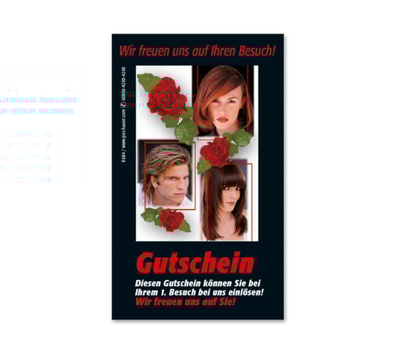 K684 Friseurgutschein Friseurgeschäft Friseursalon Friseur hairstyling Frisör Coiffeur Haarstudio Coiffure Coifför