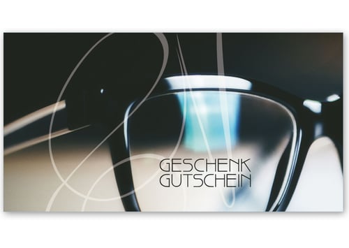 Geschenkgutschein Motiv Augenoptik