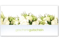 Gutschein bestellen Faltgutschein blanko Gutscheine Card Geschenkgutschein Vorlage Geschenkgutschein-shop BL232 für Unternehmen Firma Firmen Kunden Druckerei Werbemittel Büroartikel Blumenhändler Blumenhandlung Blumen Blumengeschäft Blumengutschein