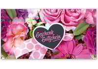 Gutschein Geschenkgutscheine Geschenk Gutscheine für Kunden Druckerei blanko bestellen Karten hauer BL244 Muttertag Muttertagsgutschein 14. Februar Valentinstag