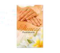 Punktekarte 10er Blöcke Abokarten Abo-Karte Kundenbindung MA465 Masseure Massagestudios Massage Massagen Massageinstitut Massagetherapie Massagegutschein