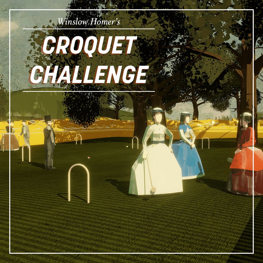 Winslow Homer’s Croquet Challenge by Mitchell F. Chan