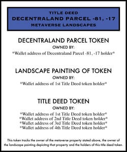 Metaverse Landscape 1: Decentraland Parcel -81, -17 thumbnail