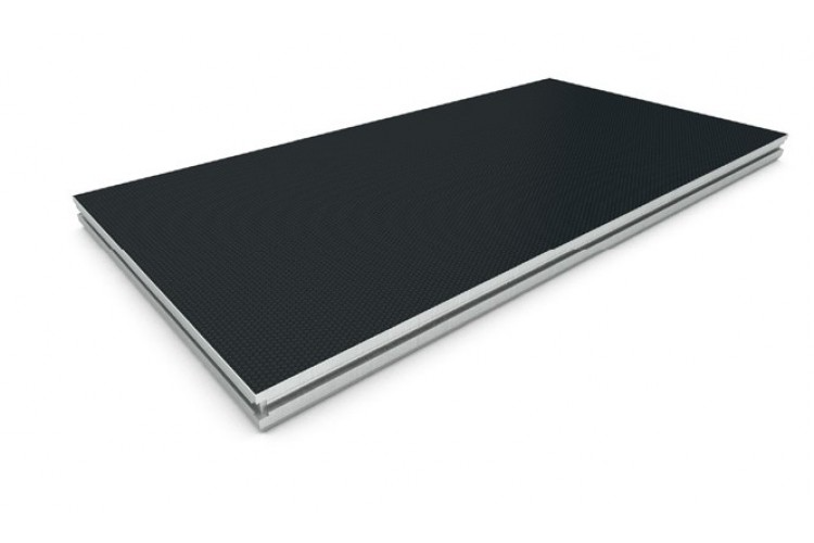 Sixty82 2x1m Hexa Black