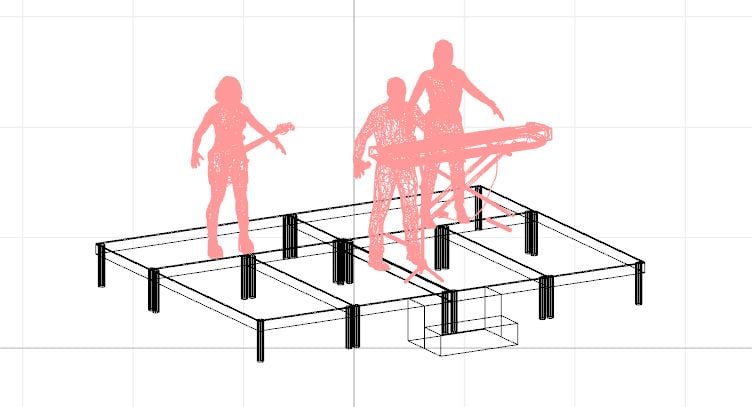 Esiintymislava 4x3m / Paketti