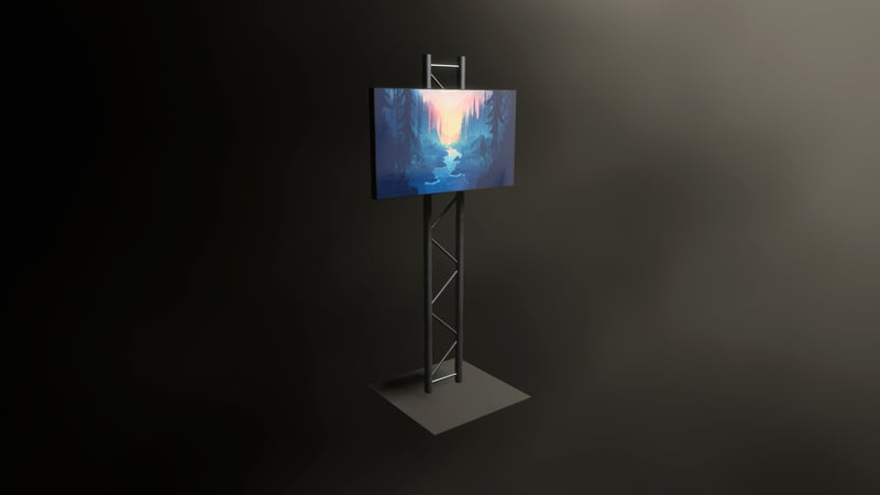 Messunäyttö 55", paketti