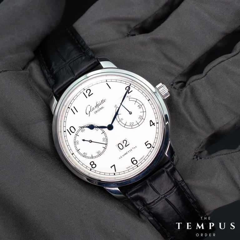 Glashütte Original Senator Observer – 44mm Stainless Steel Black Alligator