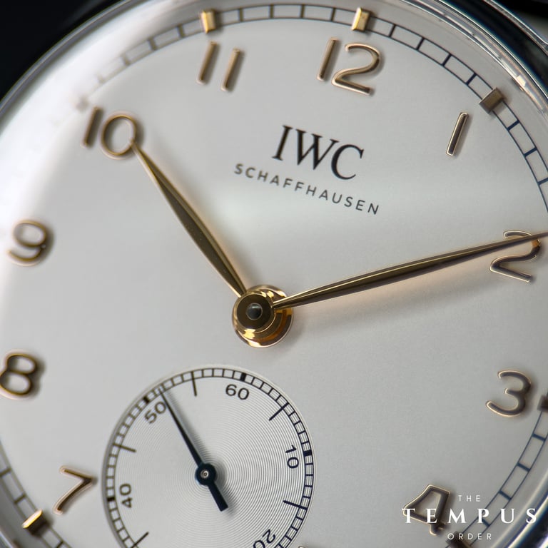 IWC Portugieser Automatic 40 – 40mm Stainless Steel Silver Dial with Gold Hands