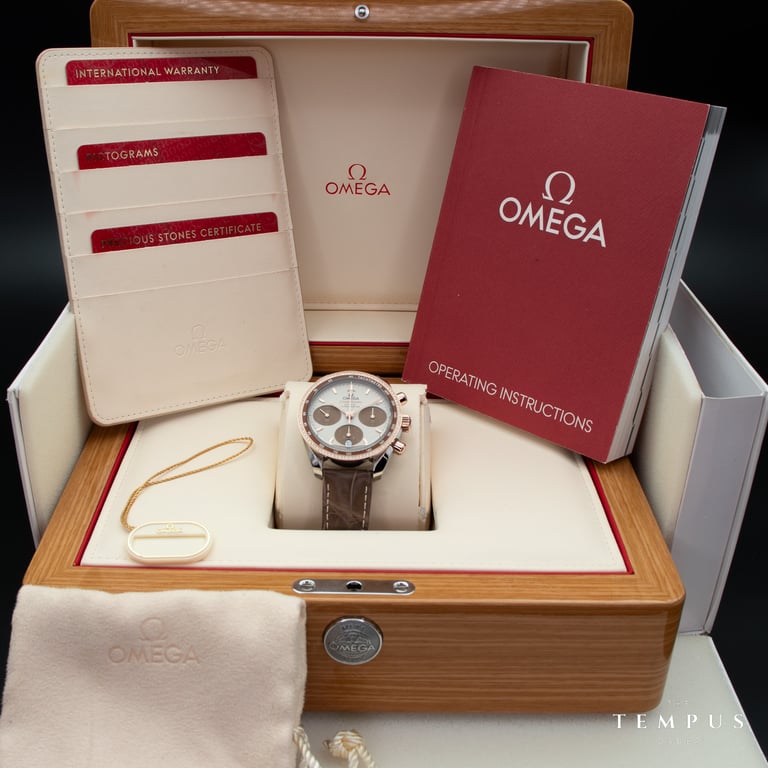 Omega Speedmaster 38 Cappuccino – 38mm Steel & Sedna Gold
