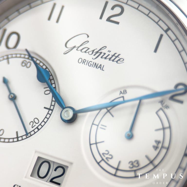 Glashütte Original Senator Observer – 44mm Stainless Steel Black Alligator
