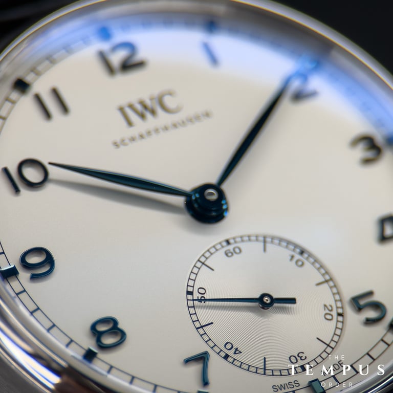 IWC Portugieser Automatic 40 – 40mm Stainless Steel Silver Dial with Blue Hands