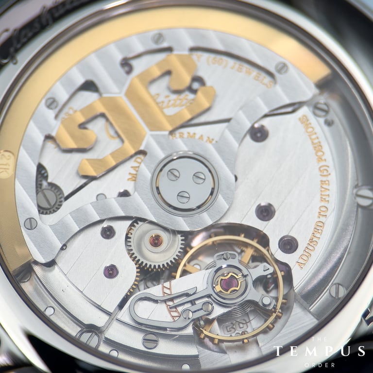 Glashütte Original Senator Observer – 44mm Stainless Steel Black Alligator