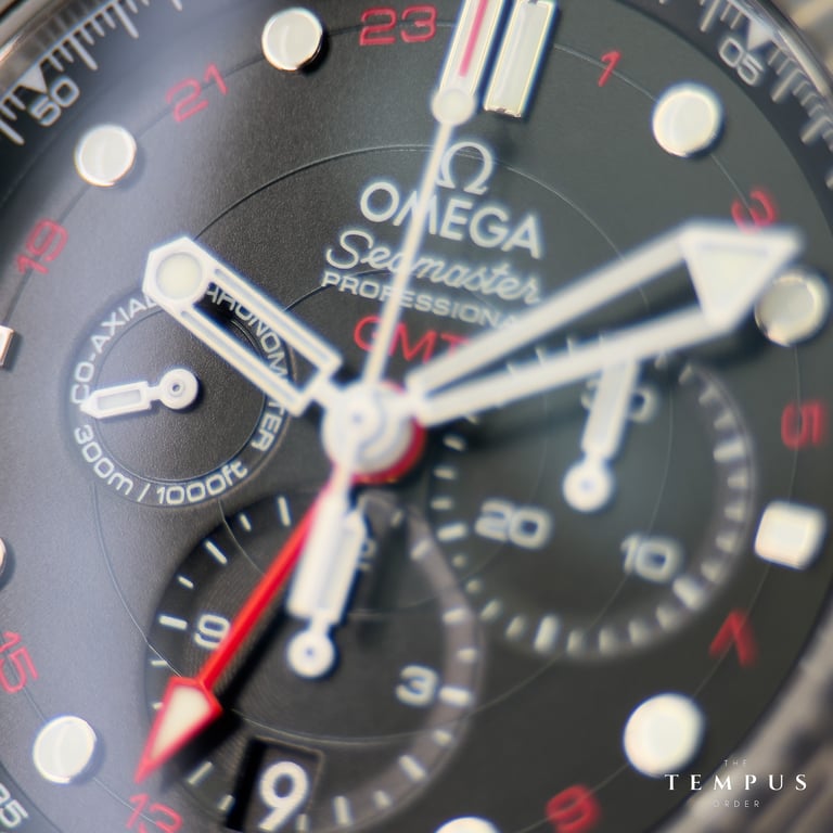 Omega Seamaster Diver 300M GMT Chronograph – 44mm Black Dial