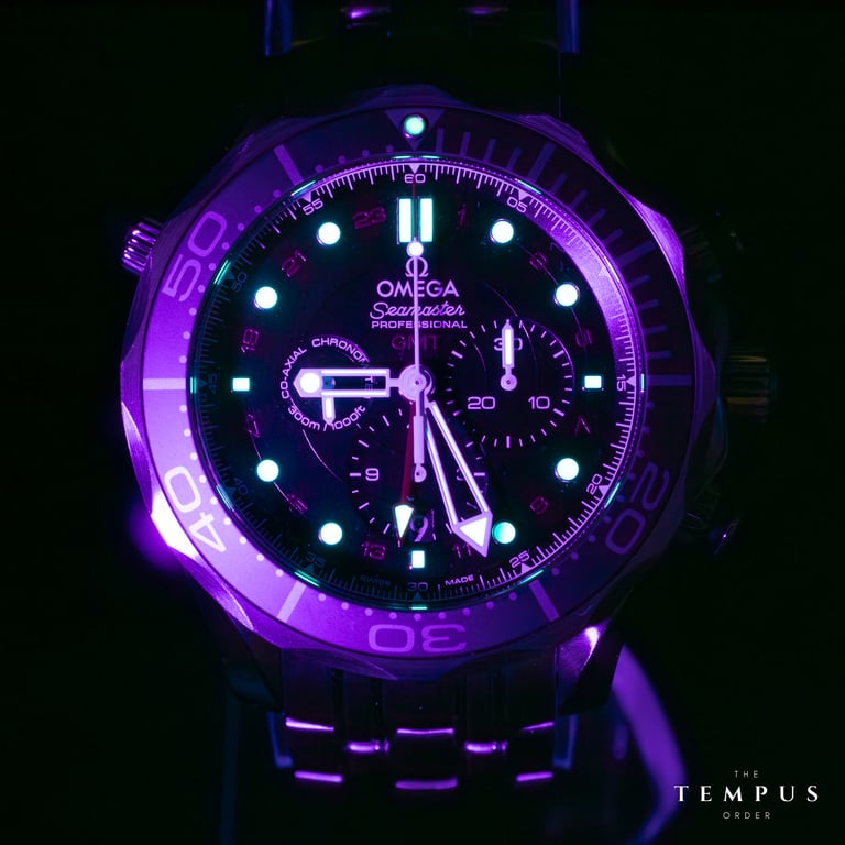 Omega Seamaster Diver 300M GMT Chronograph – 44mm Black Dial