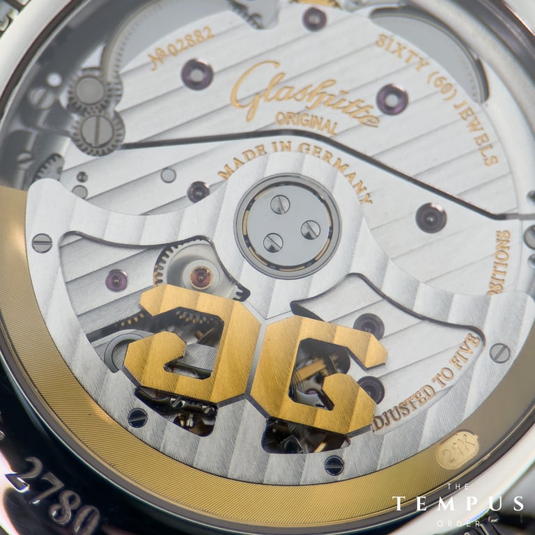 Glashütte Original Senator Observer – 44mm Stainless Steel Black Alligator