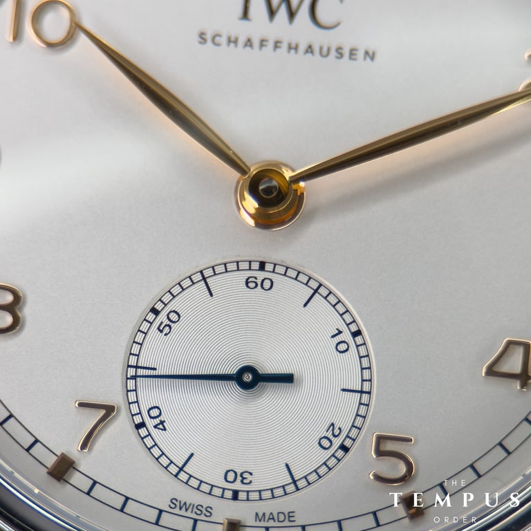 IWC Portugieser Automatic 40 – 40mm Stainless Steel Silver Dial with Gold Hands