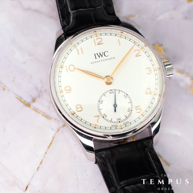 IWC Portugieser Automatic 40 – 40mm Stainless Steel Silver Dial with Gold Hands