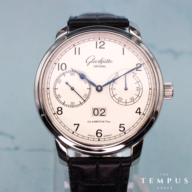 Glashütte Original Senator Observer – 44mm Stainless Steel Black Alligator