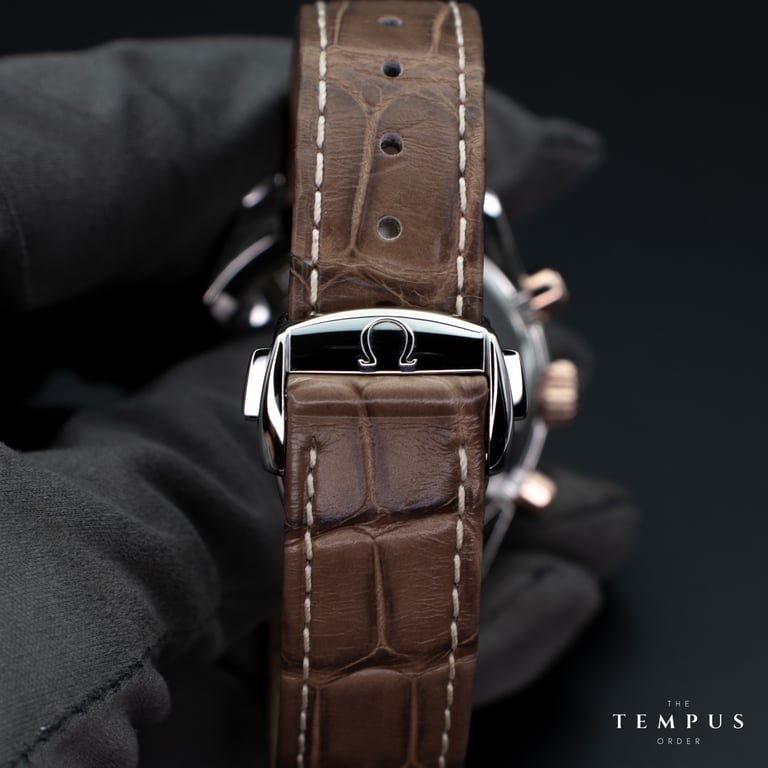 Omega Speedmaster 38 Cappuccino – 38mm Steel & Sedna Gold