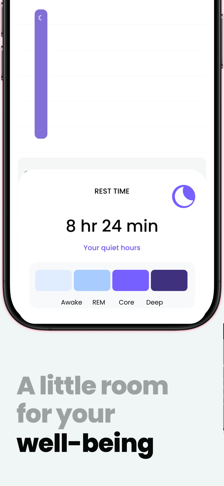 Joyful Agenda app screenshot template preview, screen 3 of 5, Productivity design