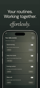 Haven Control app screenshot template preview, screen 5 of 5, Lifestyle design