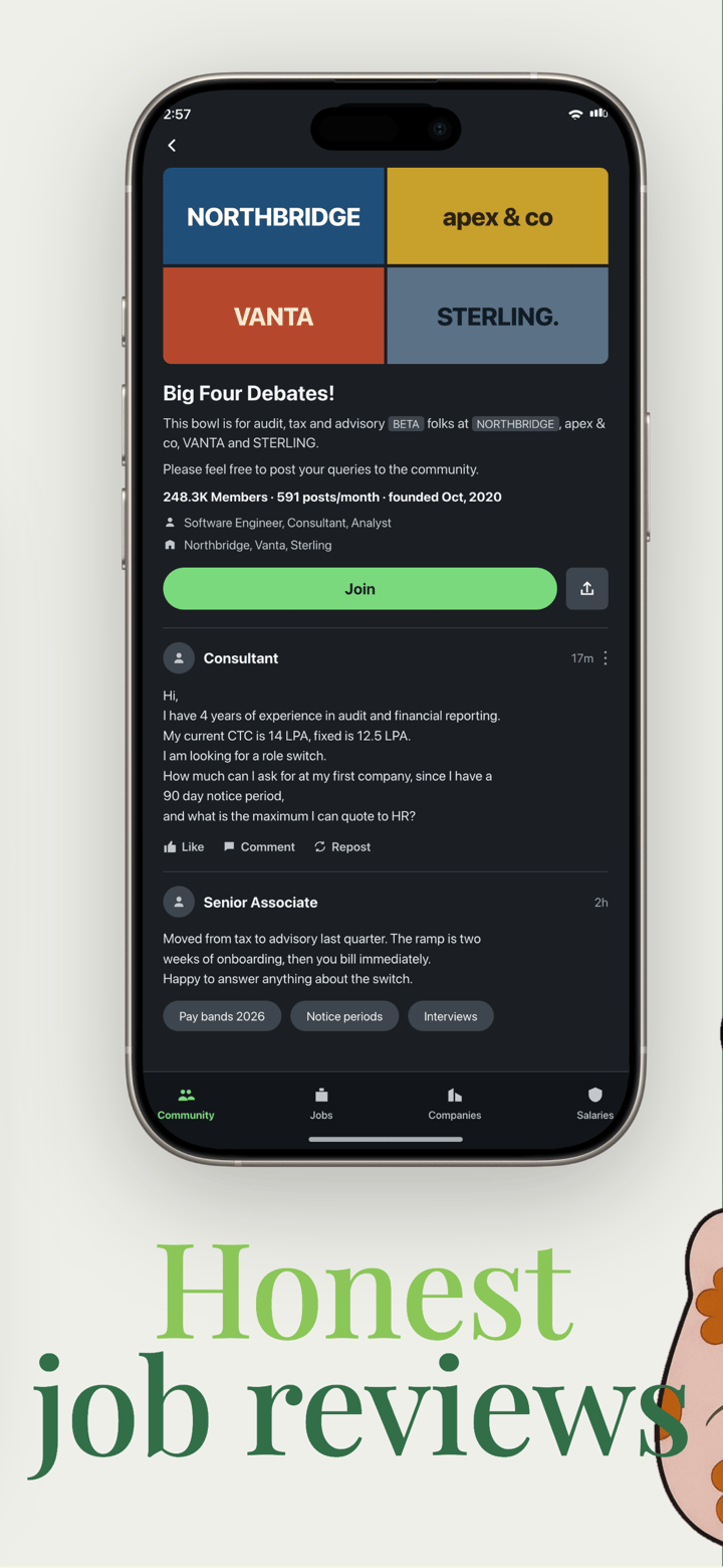 CareerHive app screenshot template preview, screen 4 of 5, Career design