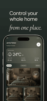 Haven Control app screenshot template preview, screen 1 of 5, Lifestyle design