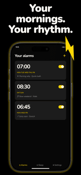 Rise Rally app screenshot template preview, screen 5 of 5, Utilities design