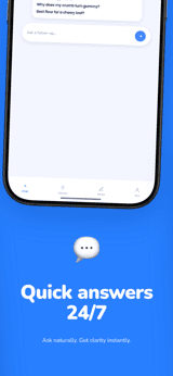Promptly app screenshot template preview, screen 2 of 5, Productivity design